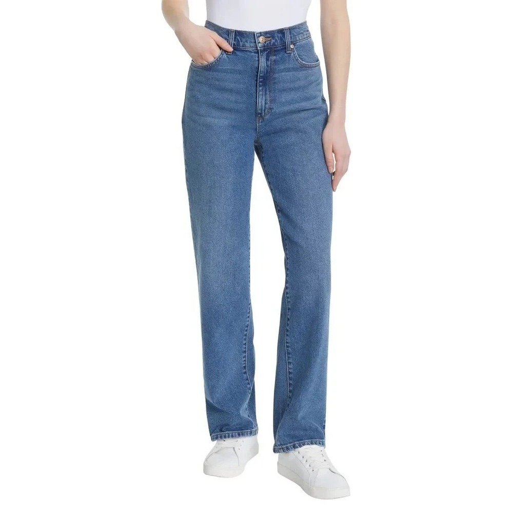 Gloria Vanderbilt Women's Straight Leg Jean, Blue, Inseam 31", Size: 6, New